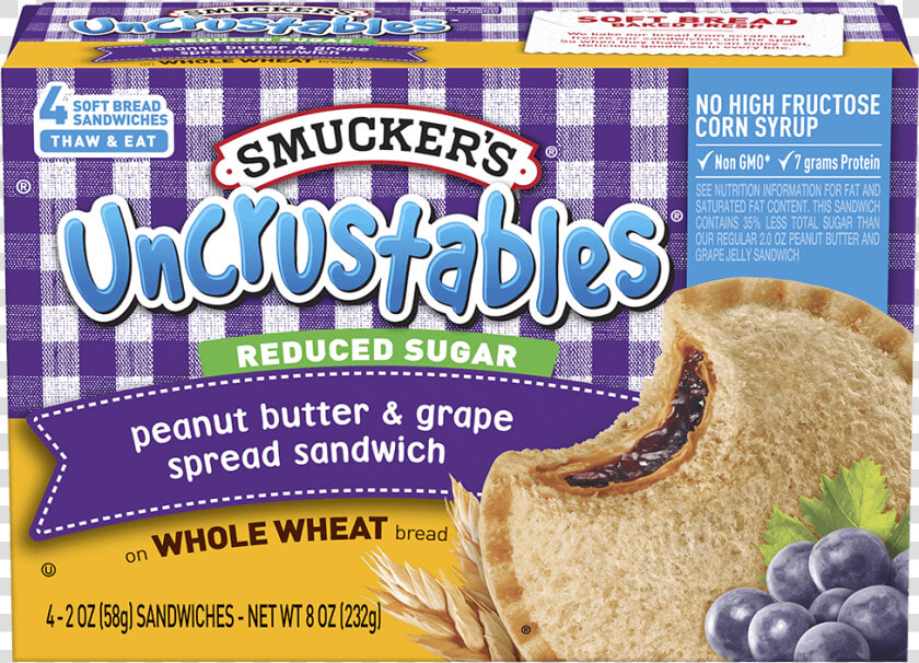 Whole Wheat Uncrustables  HD Png DownloadTransparent PNG