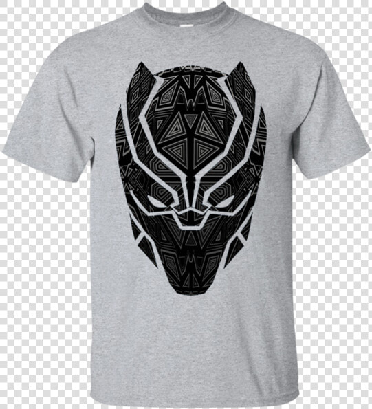 Marvel Black Panther Geometric Prism Mask T shirt   Black Panther Marvel Head  HD Png DownloadTransparent PNG