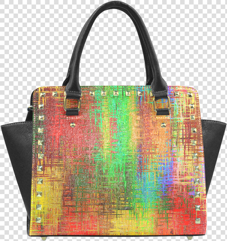 Color Blast Rivet Shoulder Handbag   Handbag  HD Png DownloadTransparent PNG