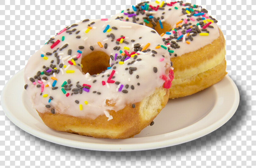 Donas En Plato Png  Transparent PngTransparent PNG