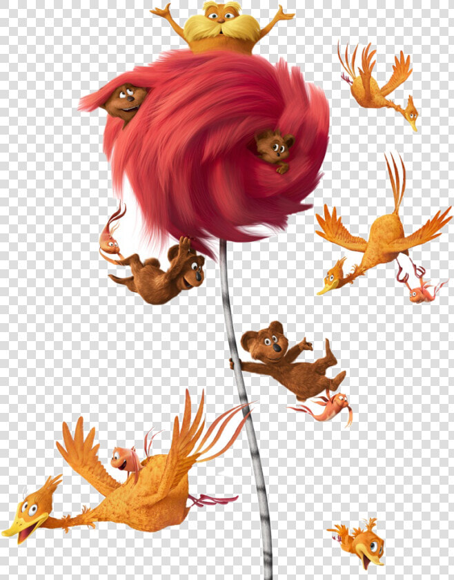  drseuss  lorax  themizfitzsquad  universal  alberteinstein   Truffula Trees Transparent Background  HD Png DownloadTransparent PNG