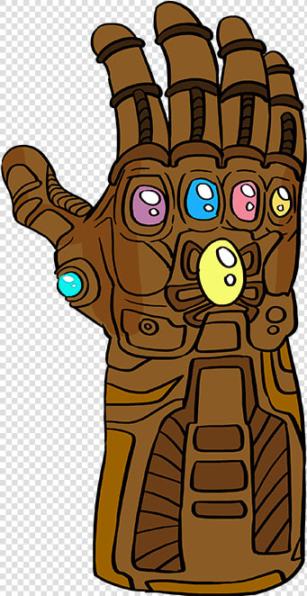 How To Draw The Infinity Gauntlet From The Avengers   Marvel Infinity Gauntlet Drawing  HD Png DownloadTransparent PNG