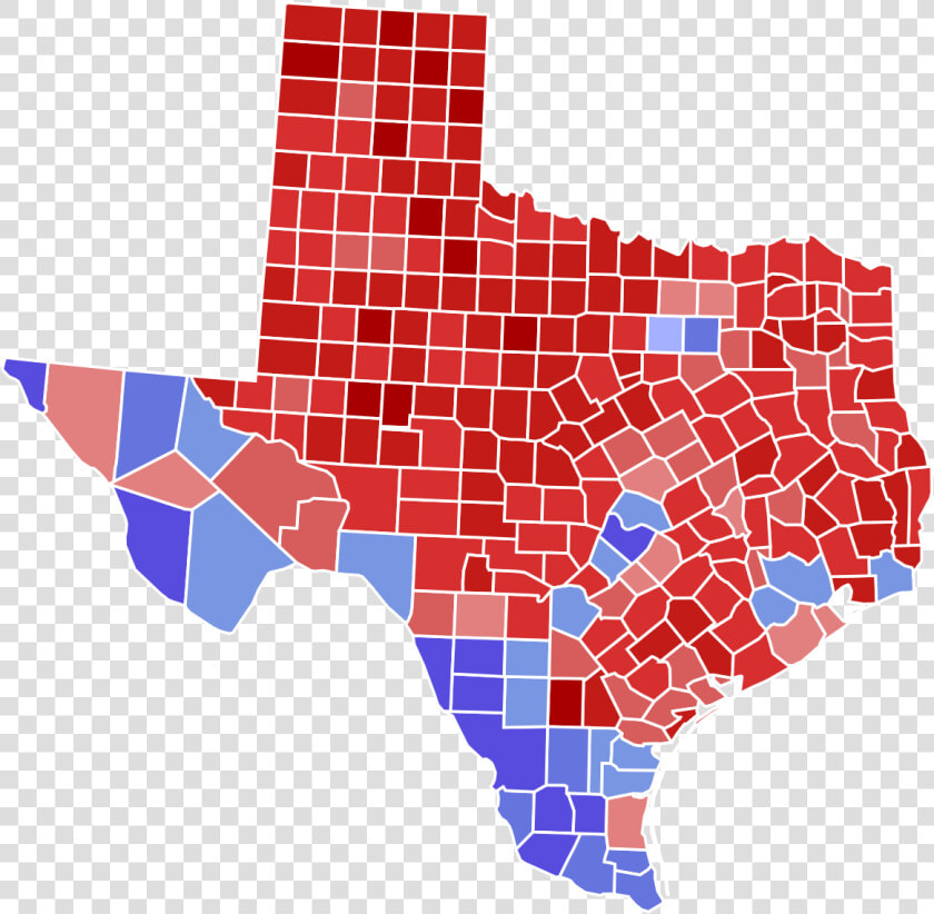 Texas Election Map 2018  HD Png DownloadTransparent PNG