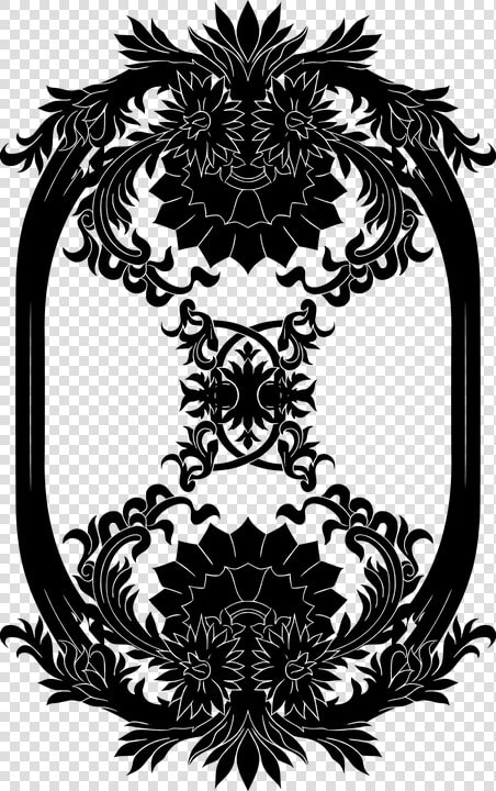 Ornate  Vintage  Floral  Border  Antique  Decorative   Illustration  HD Png DownloadTransparent PNG