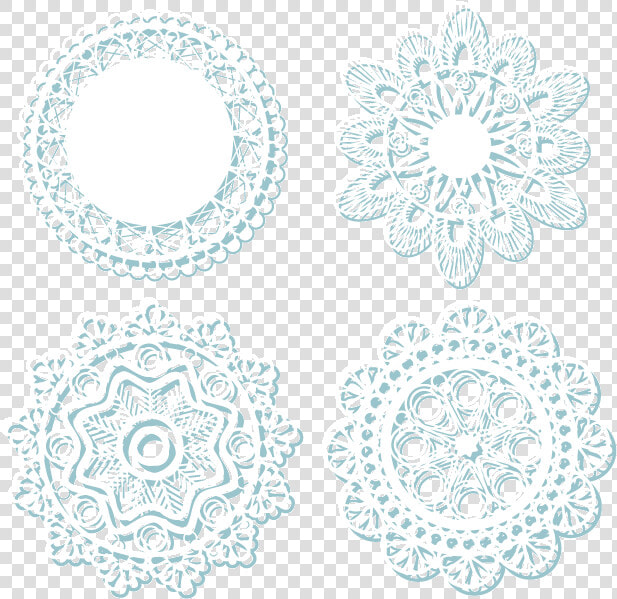 Doily Vector Crochet   Coccolithophores Bloom  HD Png DownloadTransparent PNG