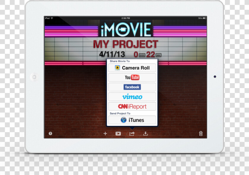 Imovie For Ipad  HD Png DownloadTransparent PNG