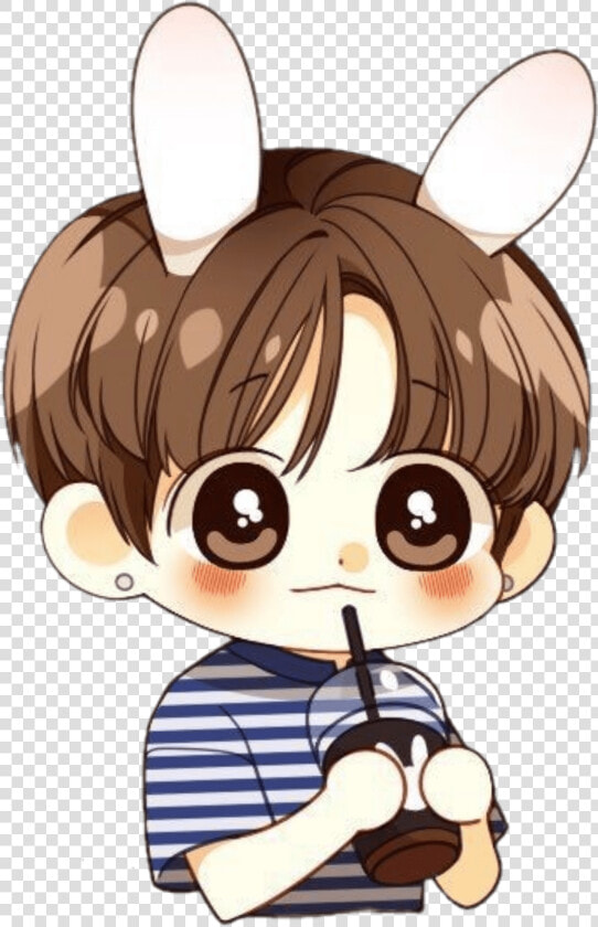 Jungkook Cute Kawaii Bts Chibi   Easy Chibi Bts Drawings  HD Png DownloadTransparent PNG