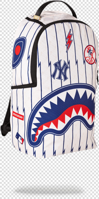 Sprayground Mlb Ny Yankees Bolt Backpack Data Image   Sprayground Yankee Backpack  HD Png DownloadTransparent PNG