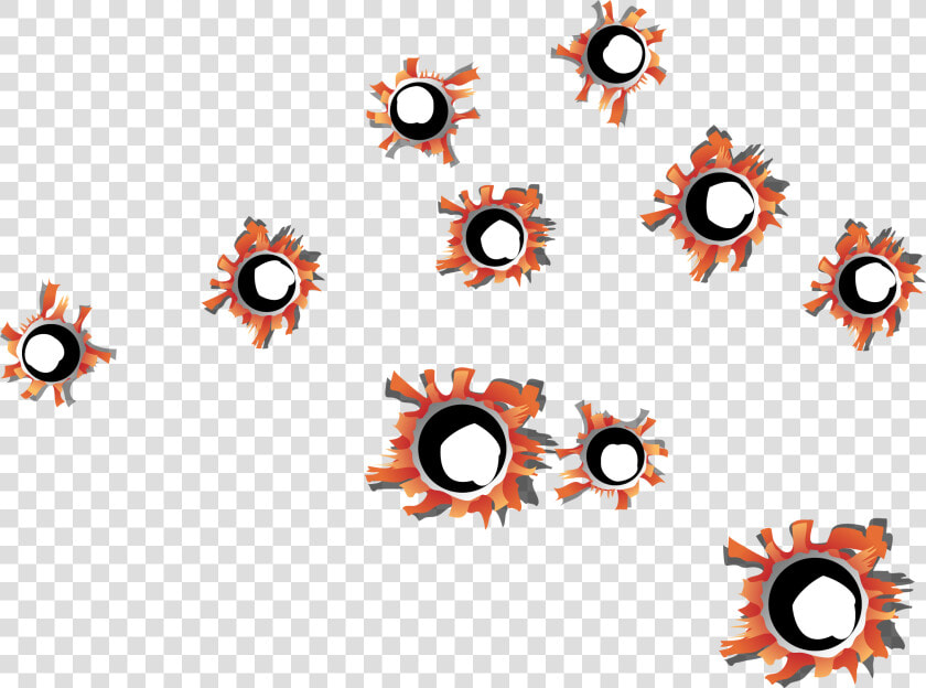 Vector Painted Bullet Holes Png Download   Circle  Transparent PngTransparent PNG