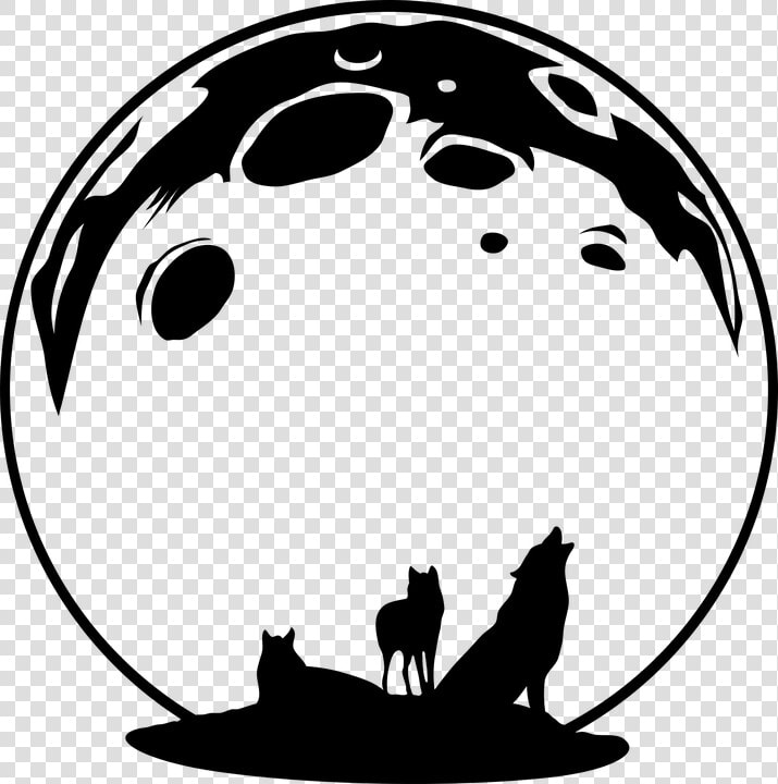 Wolves  Howl  Moon  The Fullness Of  Super Moon   Vector Moon Silhouette Png  Transparent PngTransparent PNG