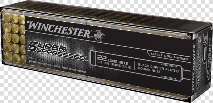 Sup22lr Box Image   Winchester Super Suppressed 22lr  HD Png DownloadTransparent PNG