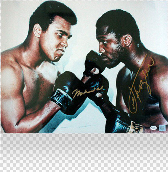 Muhammad Ali  amp  Joe Fraizer Signed   Joe Frazier And Muhammad Ali  HD Png DownloadTransparent PNG