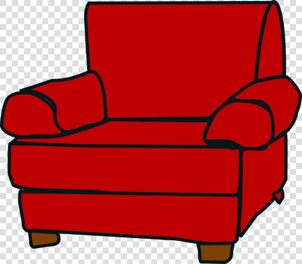 Red Armchair Clip Art   Armchair Clipart  HD Png DownloadTransparent PNG