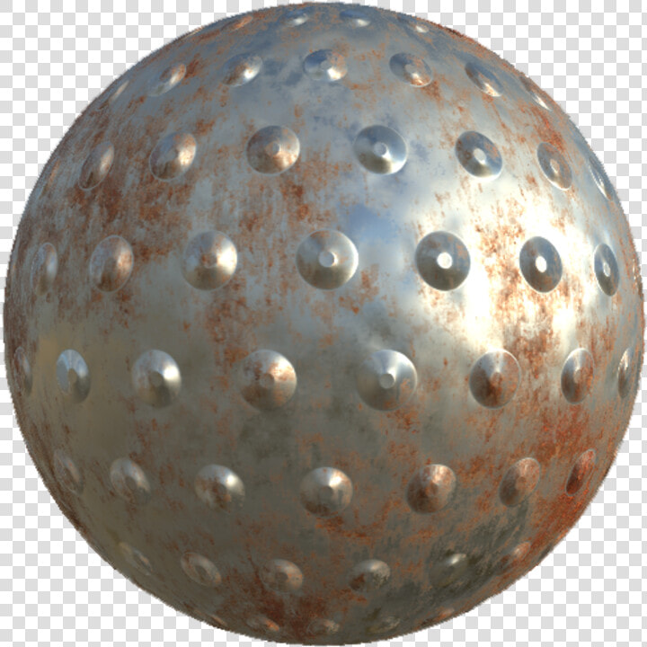 Rust Metal With Dots Texture   Sphere  HD Png DownloadTransparent PNG