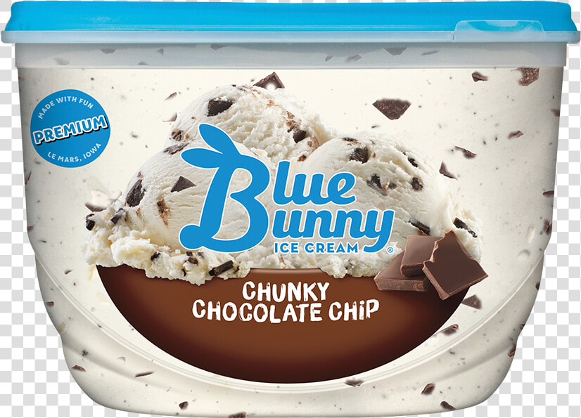 Blue Bunny Chocolate Chip Ice Cream   Png Download   Blue Bunny Cherry Chocolate Chunk  Transparent PngTransparent PNG