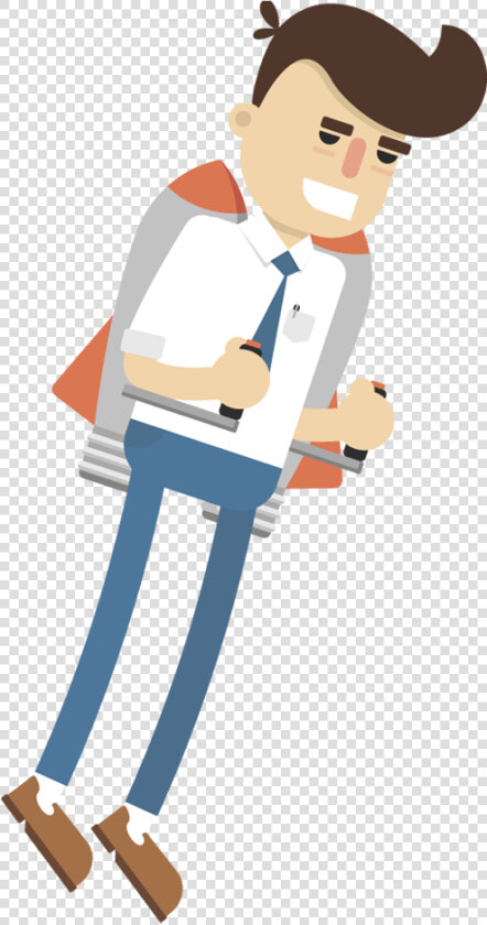 1dsp 20160112 Business   Businessman Cartoon On Rocket Png  Transparent PngTransparent PNG