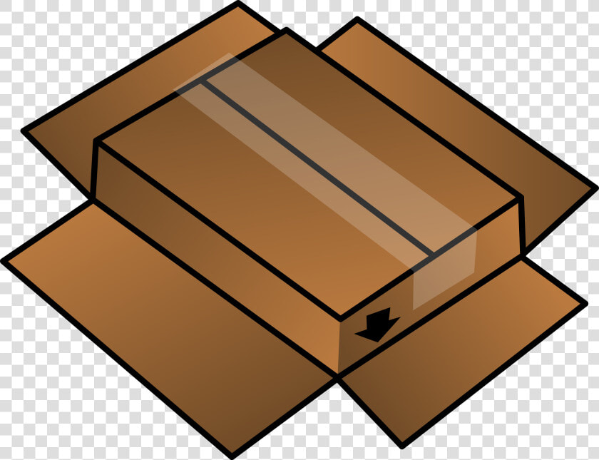 Cardboard Box Turned Around Clip Arts   Upside Down Box Png  Transparent PngTransparent PNG