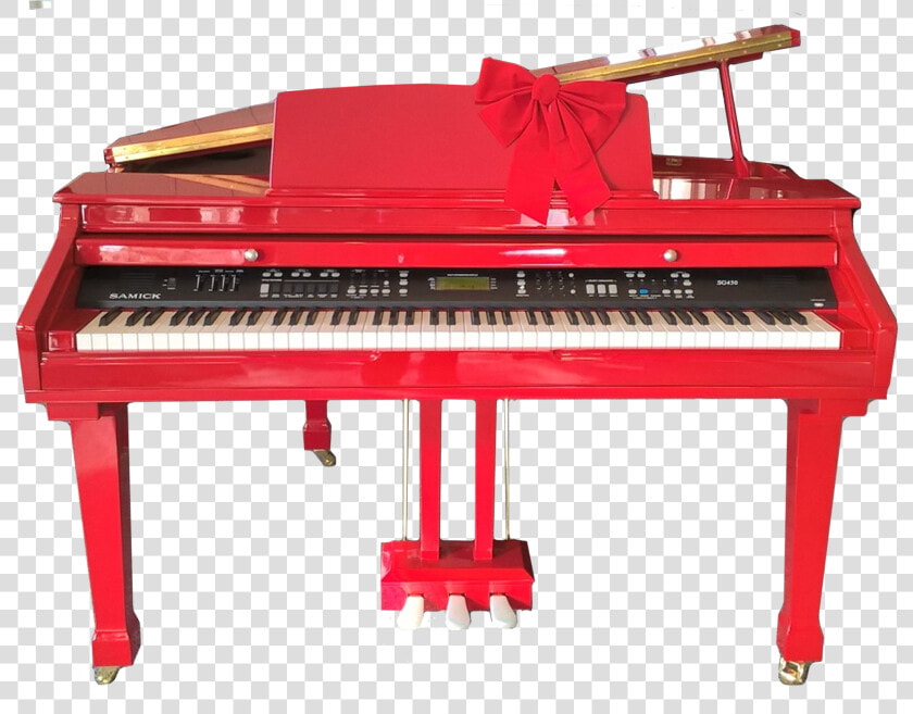 Samick Digital Grand   Red Digital Grand Piano  HD Png DownloadTransparent PNG