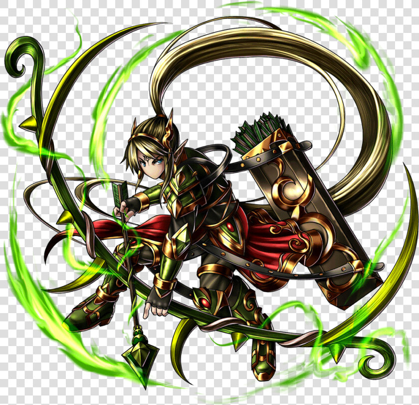 Forest Bow Ashe Toto Full Art   Graphic Design  HD Png DownloadTransparent PNG