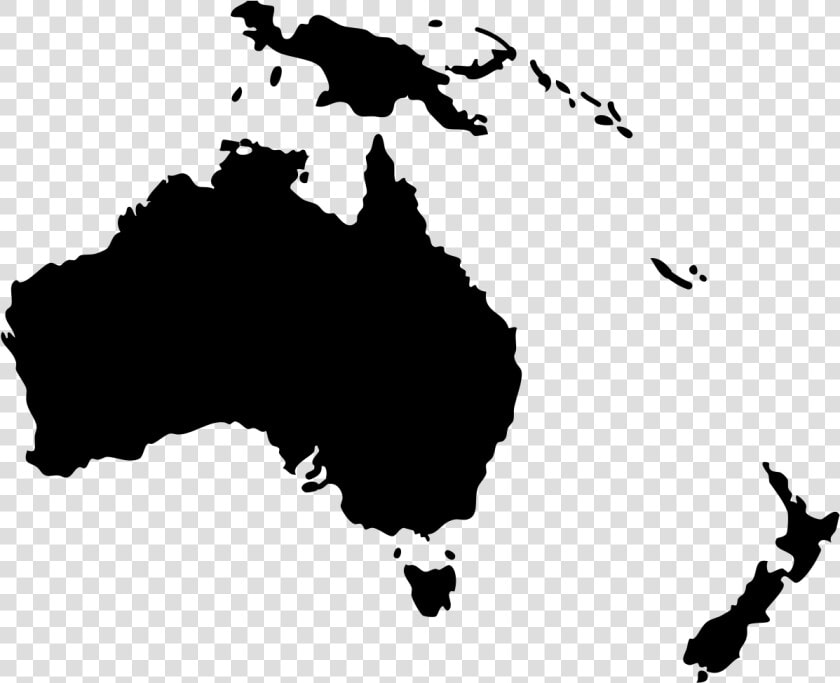 Australia Mapa Polityczna Continent City Map   South East Asia And Australia  HD Png DownloadTransparent PNG