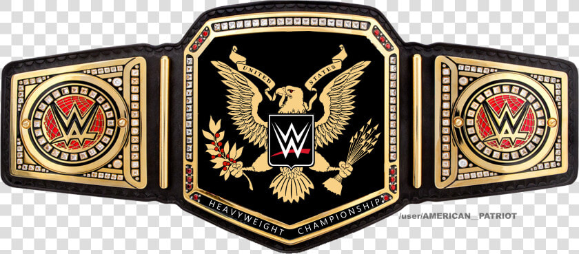 My Redesign Of The Wwe United States Championship   World Heavyweight Wwe Championship  HD Png DownloadTransparent PNG