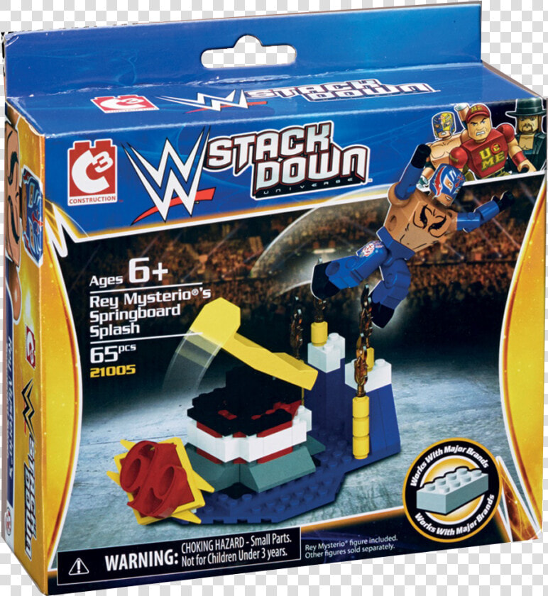 Wwe Stackdown Starter Set Rey Mysterio S Springboard   W Stack Down Rey Mysterio  HD Png DownloadTransparent PNG