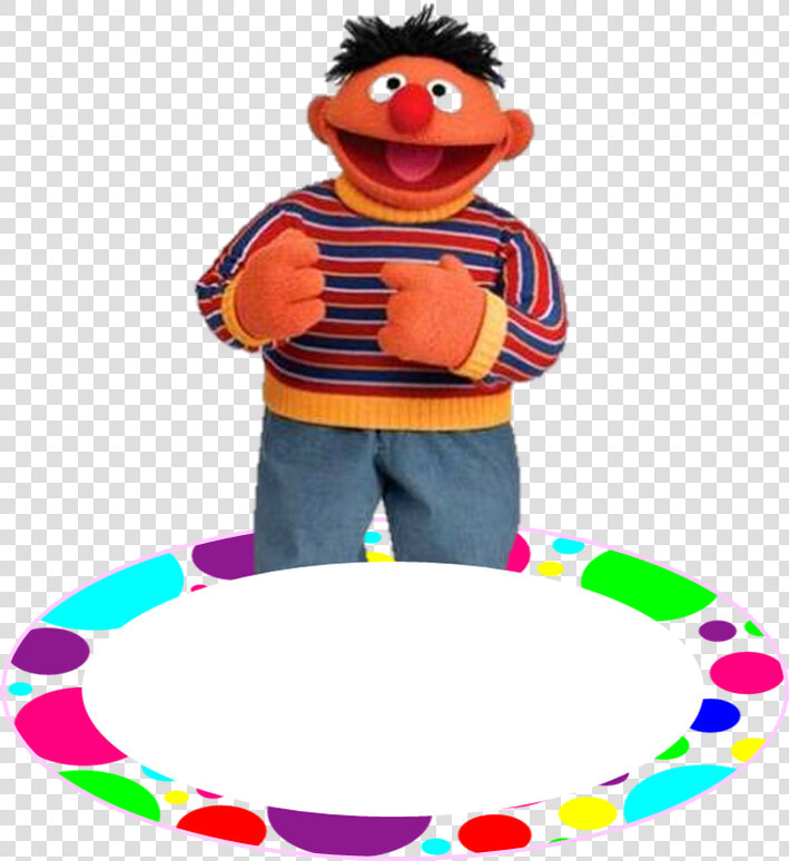 Toppers Or Sesame Street In Colors Polka Dots Free   Ernie Sesame Street Png  Transparent PngTransparent PNG