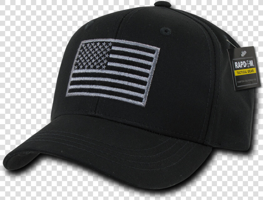 Tactical Operator Cap   Black Hat With Flag  HD Png DownloadTransparent PNG