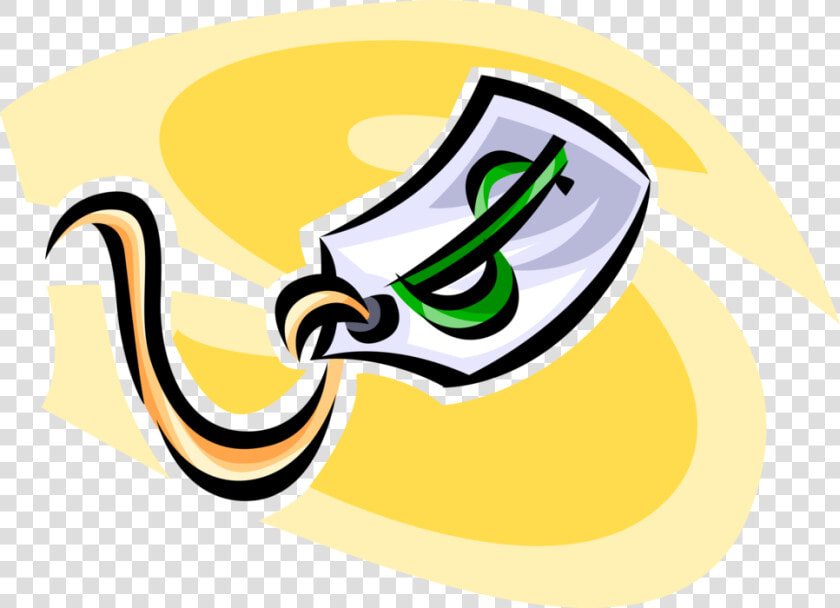 Vector Illustration Of Retail Sales Tag With Cash Money  HD Png DownloadTransparent PNG