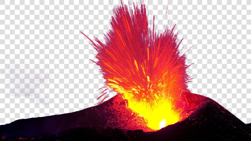 Transparent Volcano Erupting Clipart   Magma Png  Png DownloadTransparent PNG