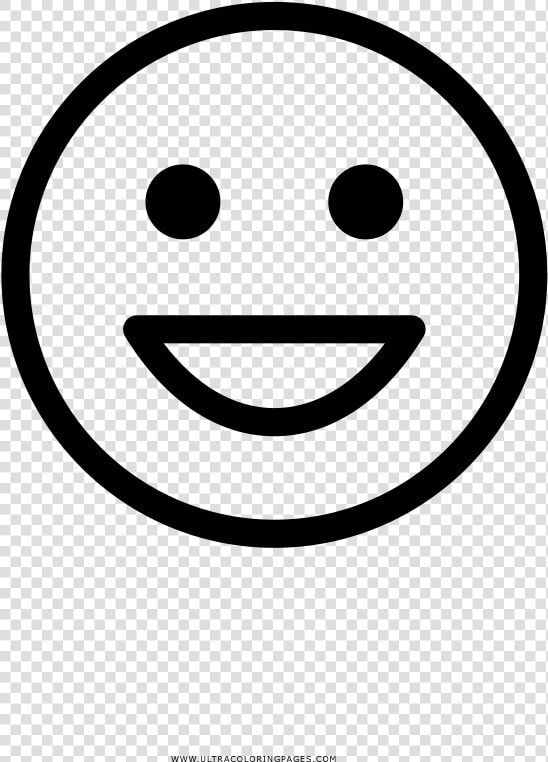 Cara feliz Página Para Colorear   Dibujo De Carita Sonriente  HD Png DownloadTransparent PNG