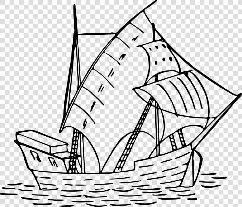 Clip Art Big Boat Drawing   American Revolution Boat Clipart  HD Png DownloadTransparent PNG