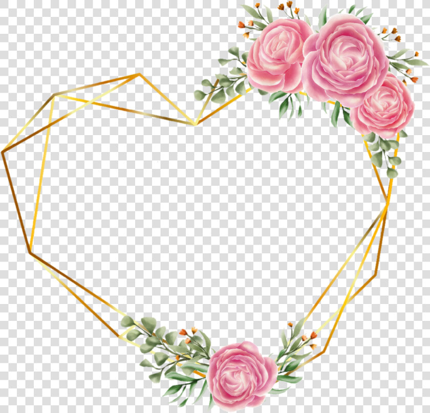  love  heart  rose  wreath  geometric  golden  glitter   Happy New Year 2020 Mirza  HD Png DownloadTransparent PNG