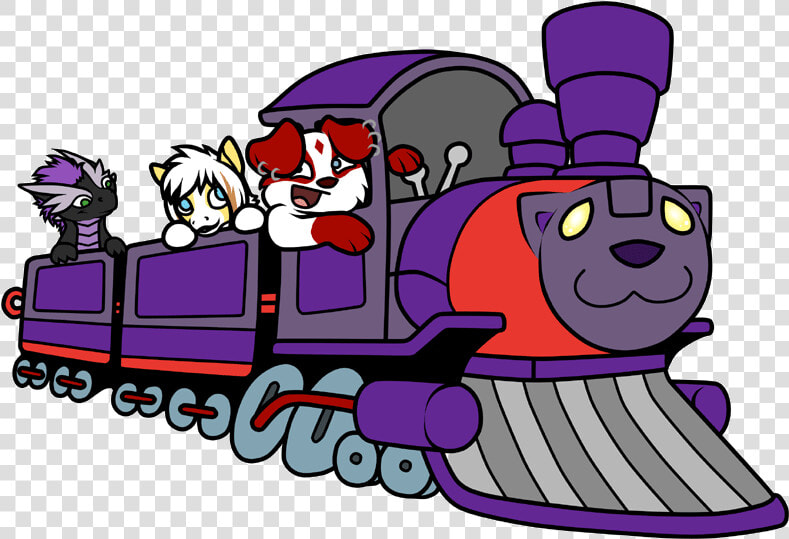 All Aboard The Twitch Train   Cartoon  HD Png DownloadTransparent PNG