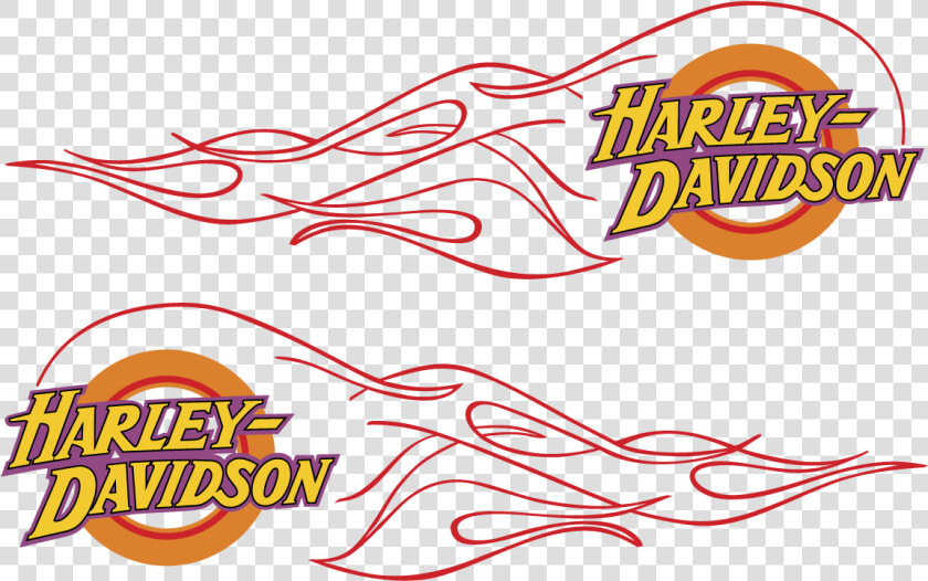 Harley Davidson Flame Tank Emblems Logo Vector Decal   Old School Flames Vector  HD Png DownloadTransparent PNG