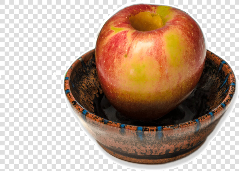 Handmade Pottery Apple Baker With Apple   Mcintosh  HD Png DownloadTransparent PNG