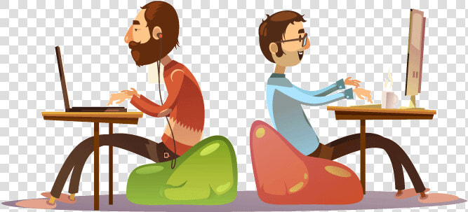 Illustration Of Coworking  HD Png DownloadTransparent PNG