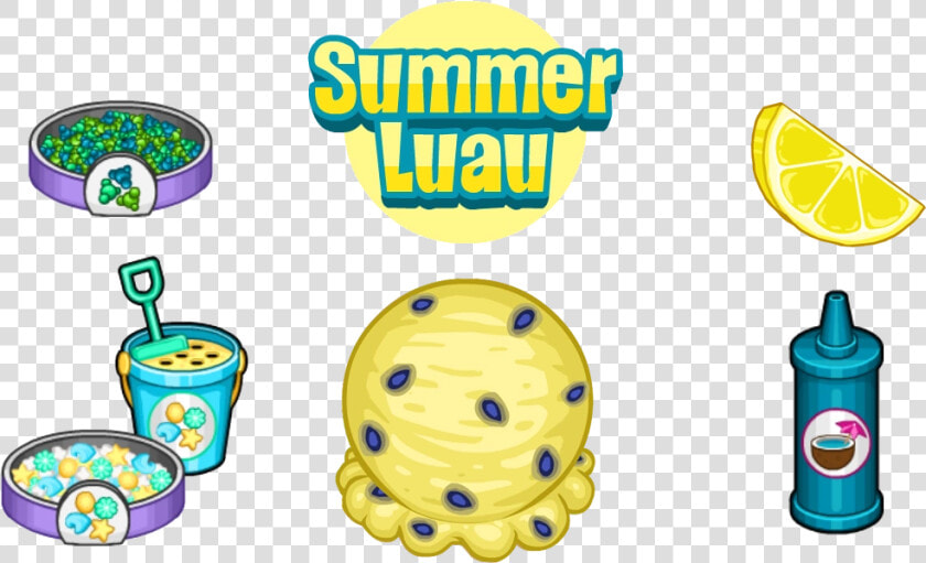 Summer Luau Ingredients   Papa  39 s Scooperia Summer Luau  HD Png DownloadTransparent PNG