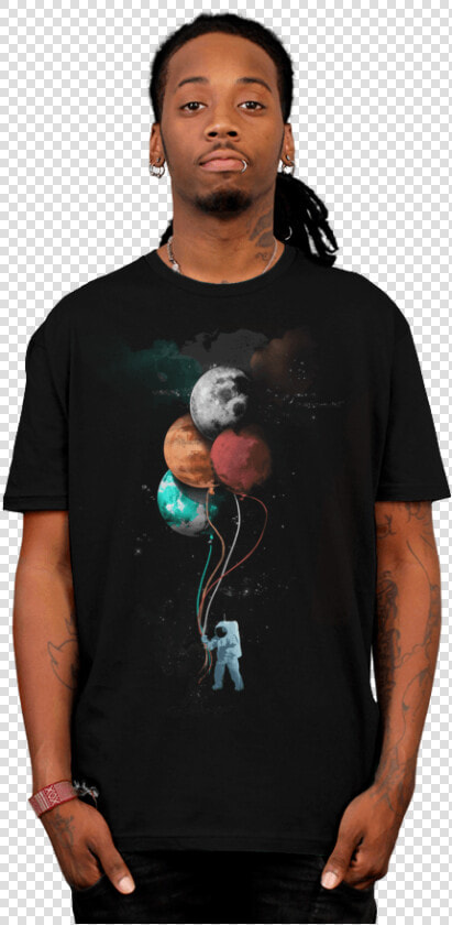 The Spaceman S Trip T shirt   Vintage T Shirt Outfit Men  HD Png DownloadTransparent PNG