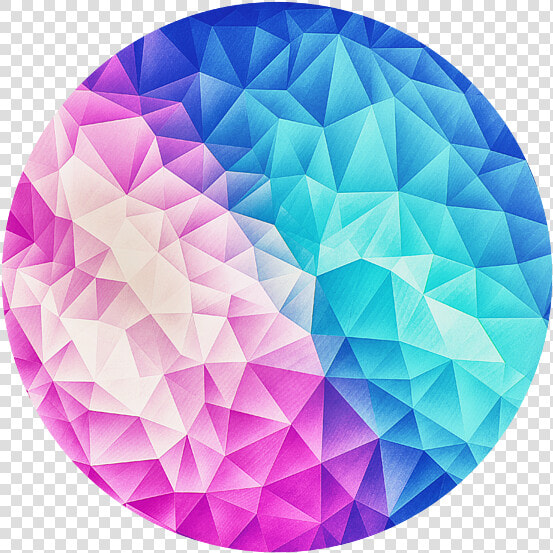 Pink And Grey Polygon Abstract  HD Png DownloadTransparent PNG