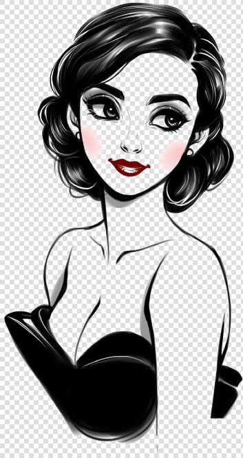 Diana Prince Woman Sketch   Short Hair Girl Drawing  HD Png DownloadTransparent PNG