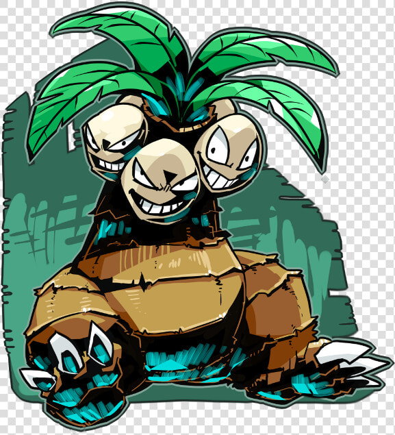 Exeggutor   Exeggutor Pokemon Art  HD Png DownloadTransparent PNG