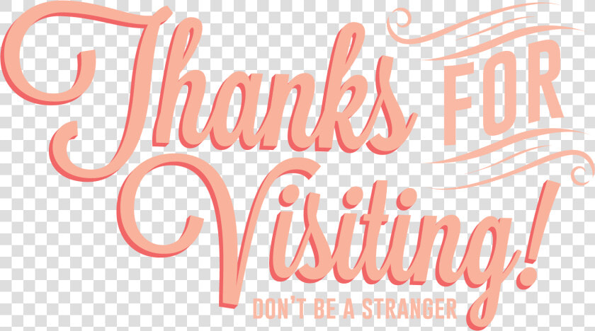 Thanks For Visiting Words   Poster  HD Png DownloadTransparent PNG