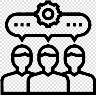 People Connect To Thought Bubble   Collaboration Icon  HD Png DownloadTransparent PNG