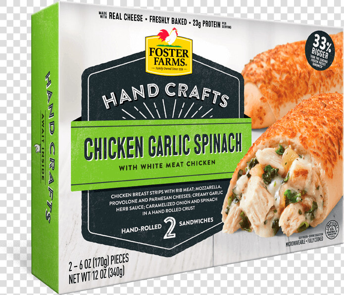 Chicken Garlic Spinach Hand Crafts Sandwich  HD Png DownloadTransparent PNG