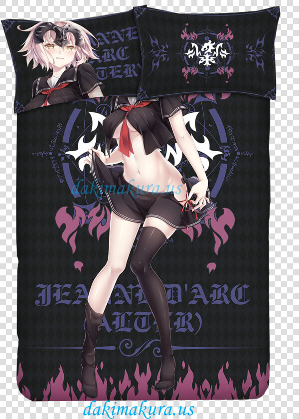 Jeanne D Arc fate Grand Order Anime 4 Pieces Bedding   Bed Sheet  HD Png DownloadTransparent PNG