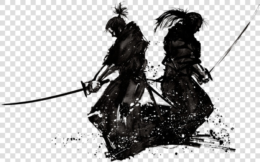  silhouette  siluet  siluetas  samurai  kenjutsu  samuraiink   Bushi Japan  HD Png DownloadTransparent PNG