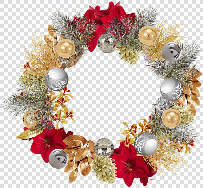 Christmas  Crown  Bowls  Doré  Money  Red Amaryllis   Noel Libre De Droit  HD Png DownloadTransparent PNG