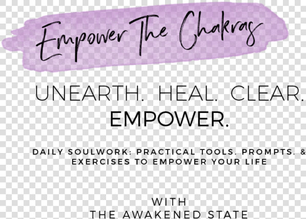 Empowerthechakralogo   Handwriting  HD Png DownloadTransparent PNG