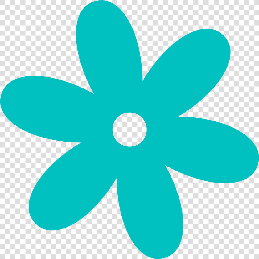 Bullet Clipart Stock   Teal Flower Clipart Png  Transparent PngTransparent PNG